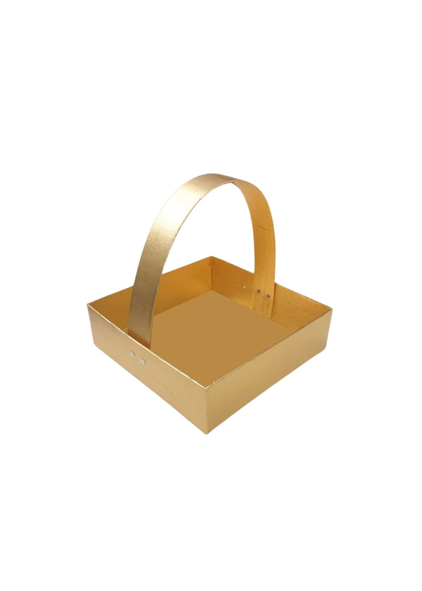 Golden Small Baskets Design for Packing Gifts