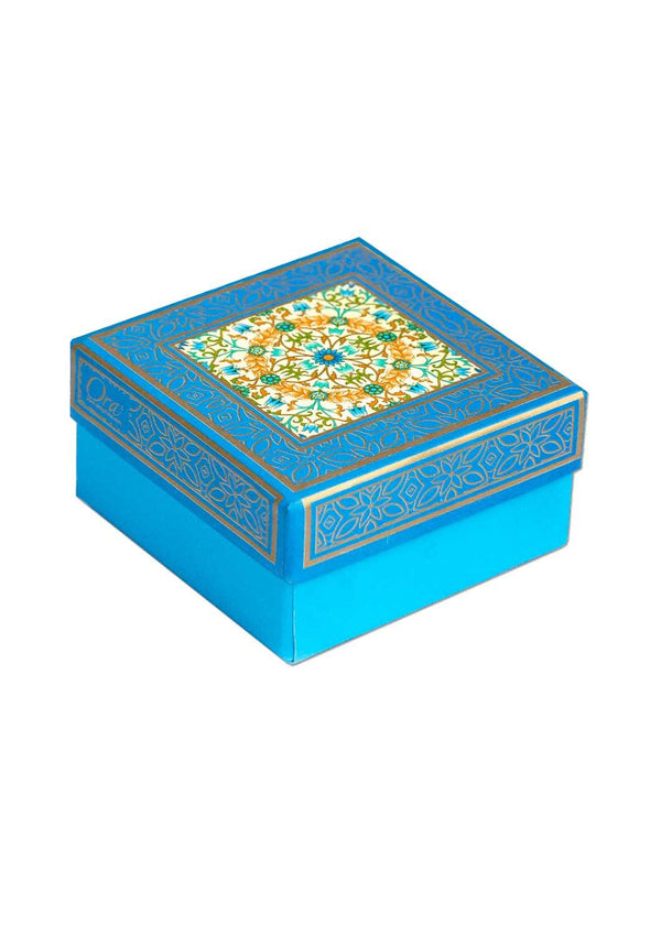 Gold Pattern with Floral Design Box for Packing - BoxGhar