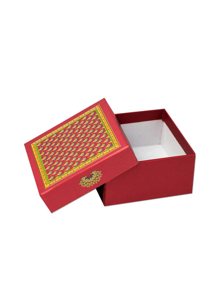 Peacock Feather Design Box for Packing - BoxGhar