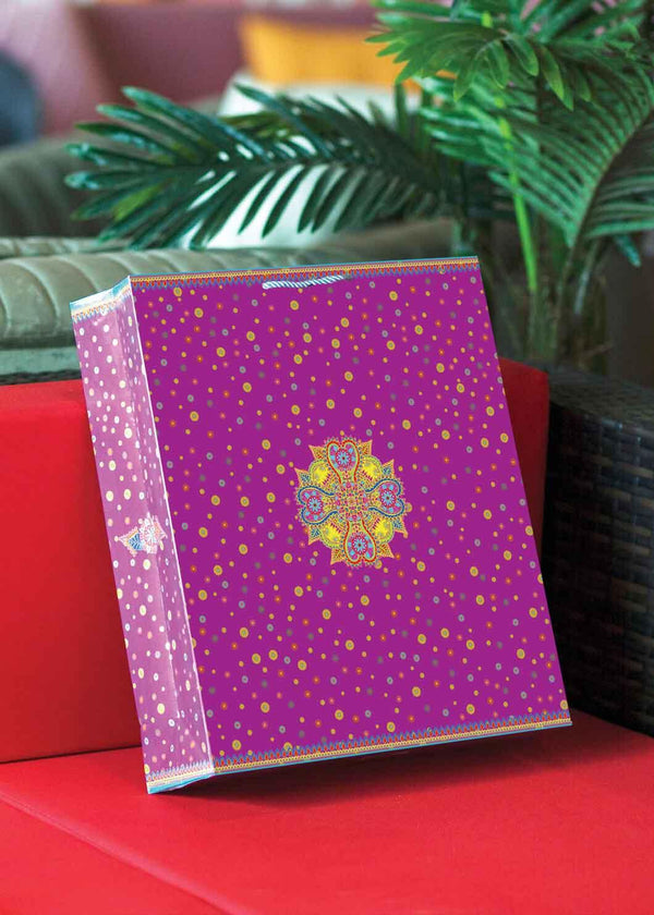Pink Multi Colour Ornamental Floral Design Bag - BoxGhar