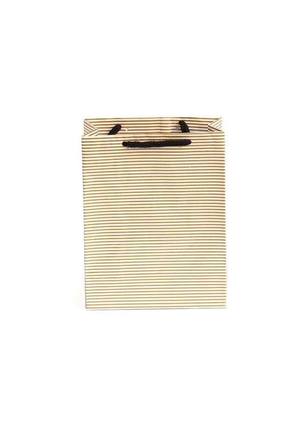 Plain Brown Golden Line Paper Design Bag for Packing Paper Bags - BoxGhar