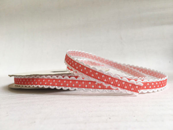 Red Color Small Ribbon 0.25 Inch