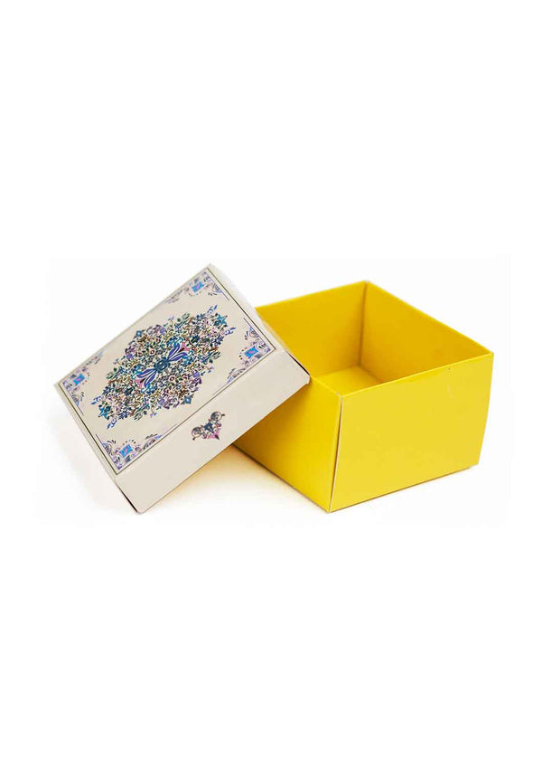 Floral Ornament Design Box - Gift Box - Gift Packaging Box - Corporate Gift-Giving - Assemble It Yourself