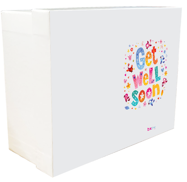 Get Well Soon Gift Box with Cheerful Design