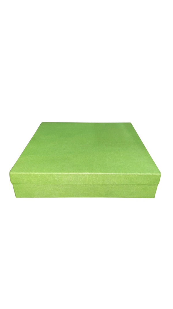 Green Square Empty Box - Cloth Packaging - Plain Empty Box - Box For Cloth Packaging Wholesale