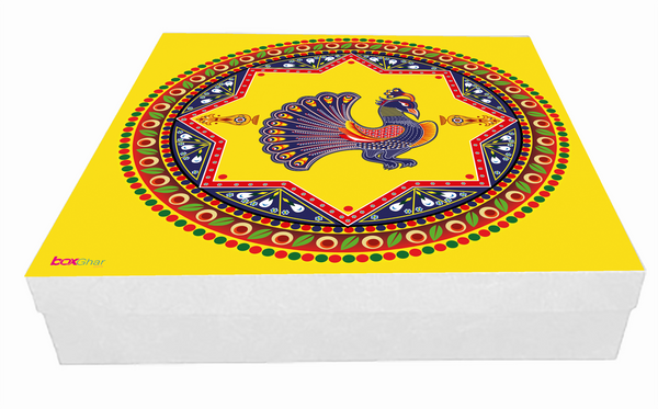 BoxGhar's Colorful Peacock Gift Box