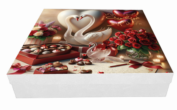 Romantic Gift Box - "Swans in Love" Khubsurat Kahani