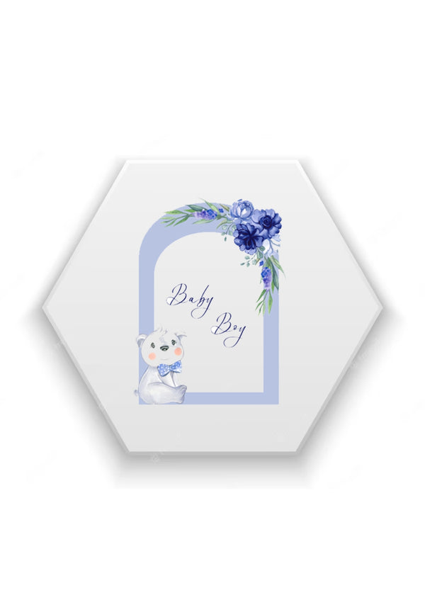 White Box -Baby Boy Box - Its A Boy - Customize Design Box - Box for Packing Gifts