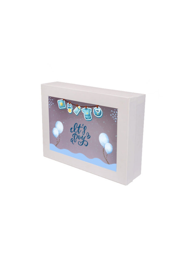 White Color Window Quote Box For Gifts Packaging
