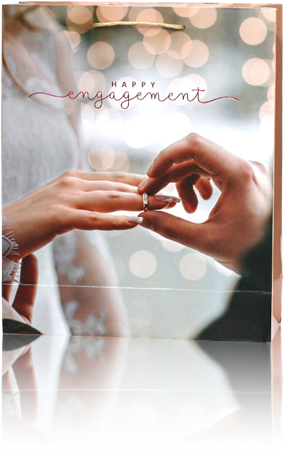 Elegant Engagement Gift Bag