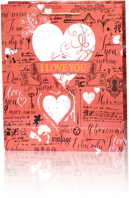 "I Love You" Romantic Gift Bag