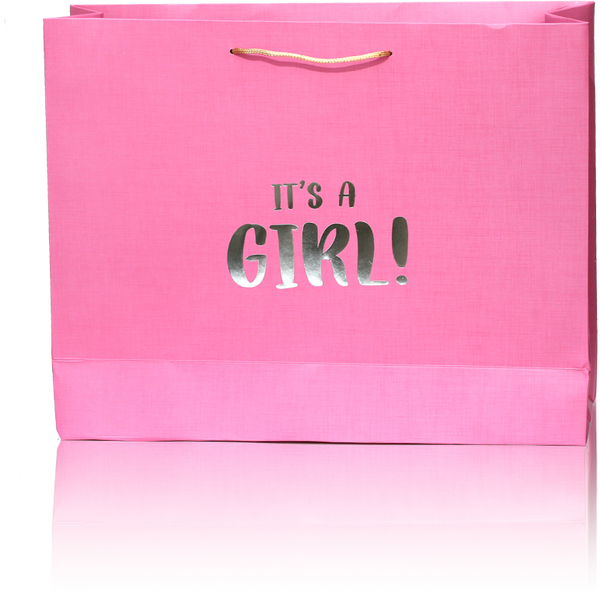 "It's a Girl!" Pink Gift Bag