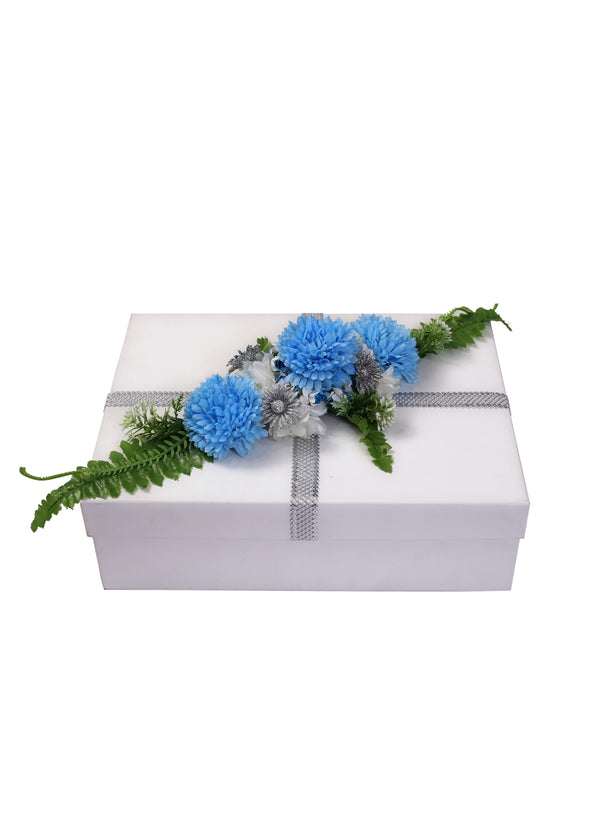 White Color With Flower Box For Gift Packing