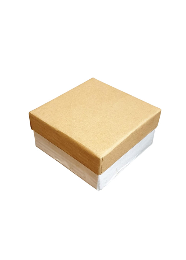 Plain Brown & White Design Box for Packing