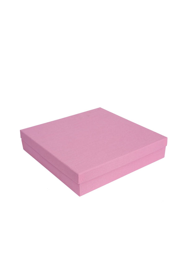 Pink Color Square Empty Box - Cloth Packaging - Plain Empty Box - Box For Cloth Packaging Wholesale
