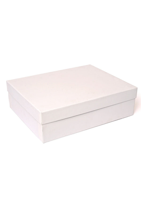 White Color Solid Box For Cloth Packing