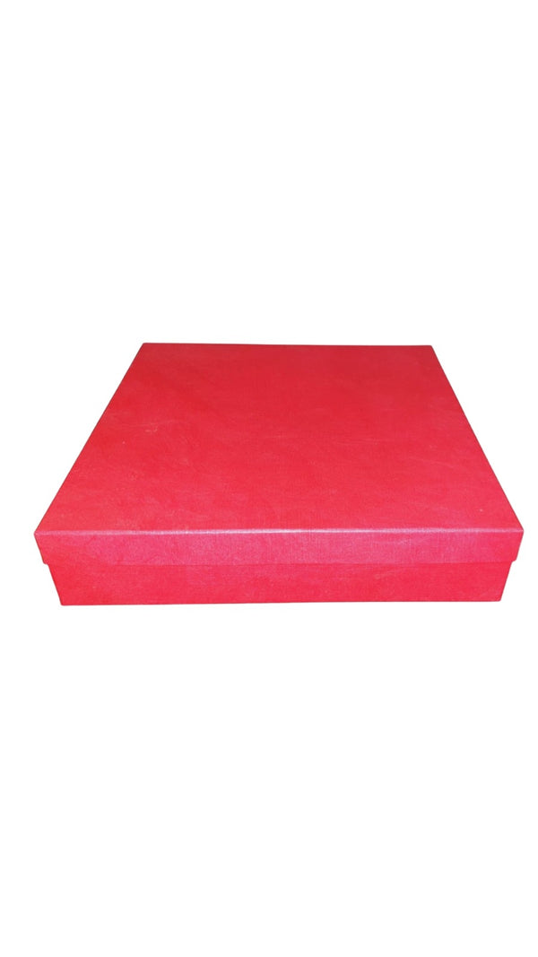 Red Square Empty Box - Cloth Packaging - Plain Empty Box - Box For Cloth Packaging Wholesale