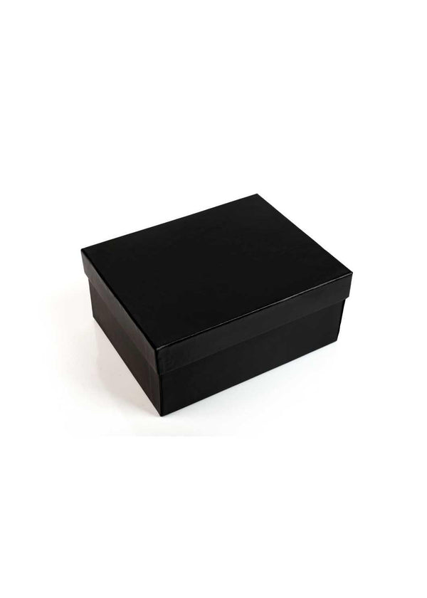 Plain Black Box for Gift Presentation - BoxGhar