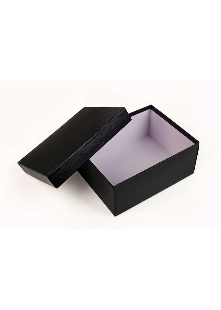 Plain Black Box for Gift Presentation - BoxGhar