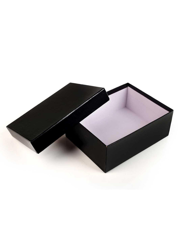 Plain Black Box for Gift Presentation | Sweet Packaging Gift Box - BoxGhar