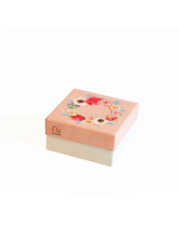 Pink Flower Design Box for Packing