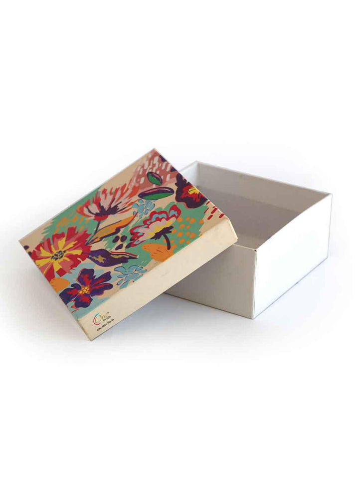 Multi Color Floral Design Box for Packing - BoxGhar