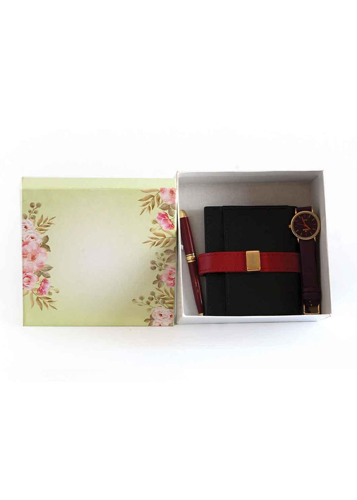 Green Color Floral Design Box for packing - BoxGhar