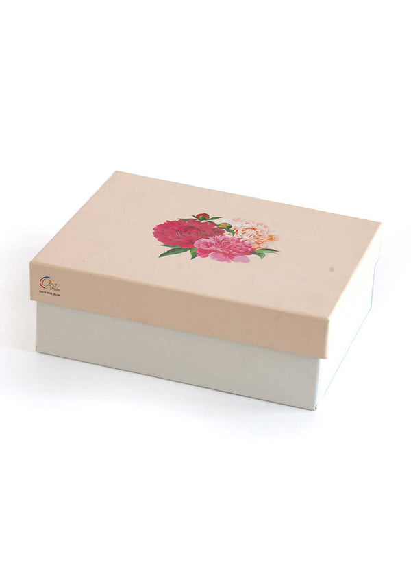 Red and Pink Rose Flower Box For Gift Packaging - Card Box - Bangle Gift Box