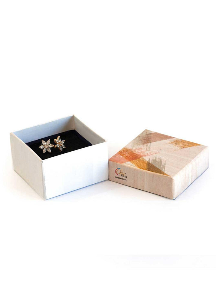 Off White Texture Design Box for Packing Gifts - BoxGhar