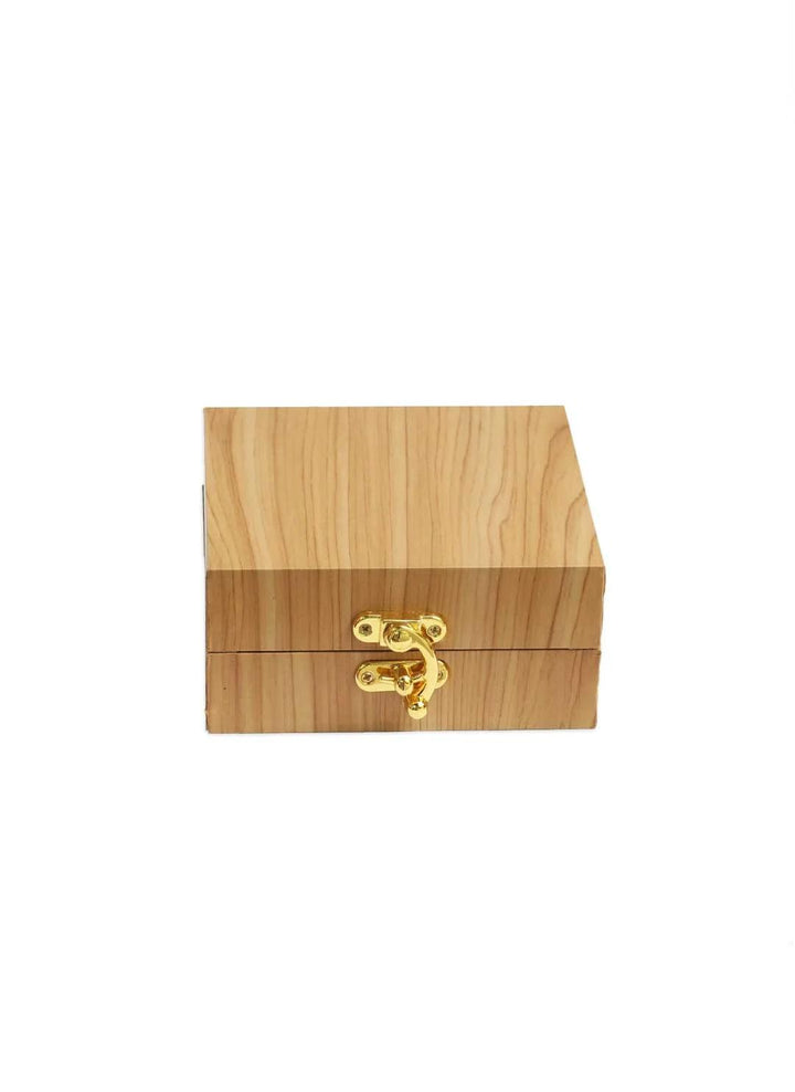 Small Premium Jewellery Box - Premium Gift Box - Custom Print Wooden Box | Remembrance Box Wedding Personalized | Bidh box - BoxGhar