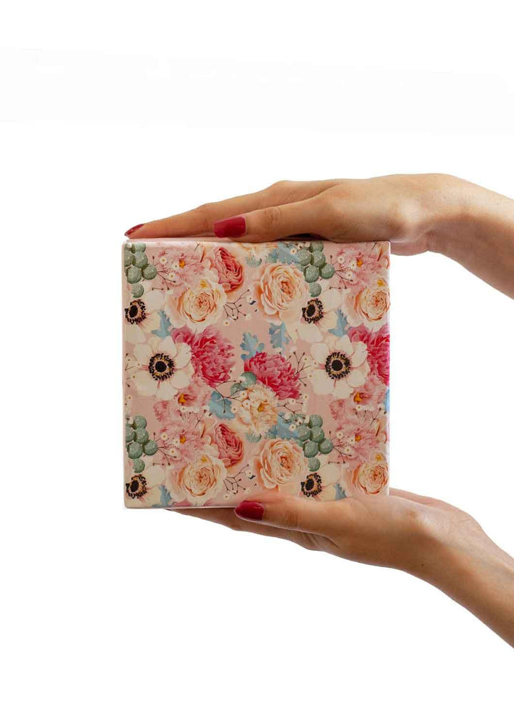 Pink Flower Design Box for Packing - BoxGhar