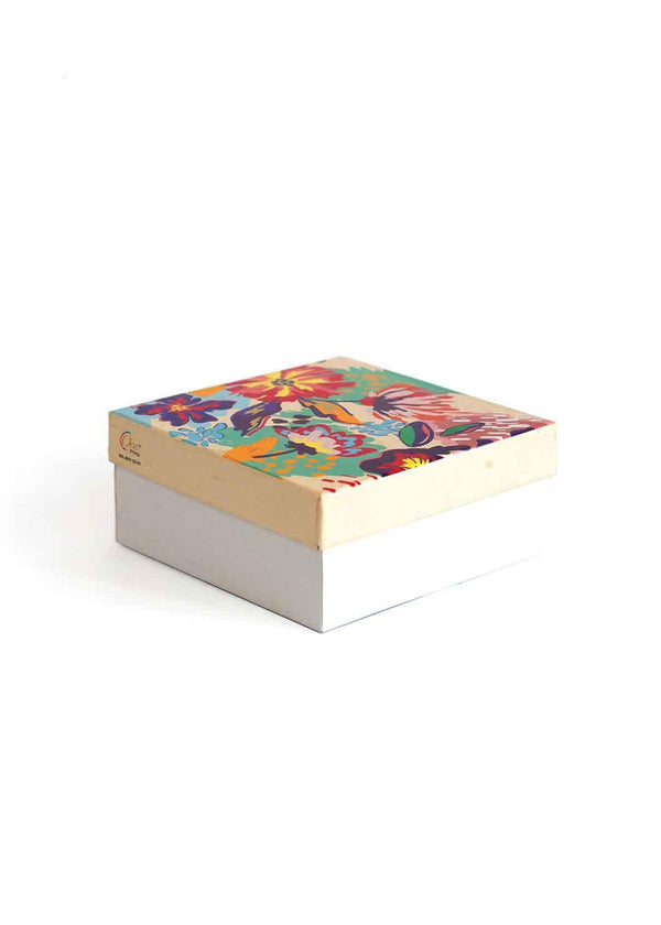 Multi Color Floral Design Box for Packing - BoxGhar