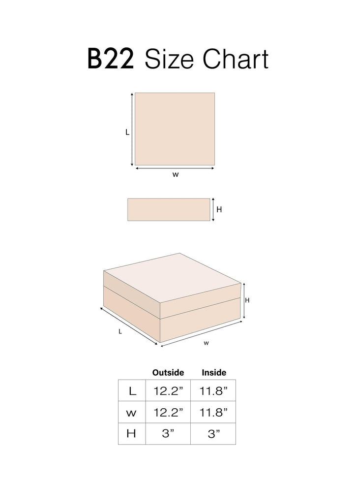 Multi Color Ornamental Floral Design Box for Packing - Cloth Packaging Box - Square Blue Box - BoxGhar