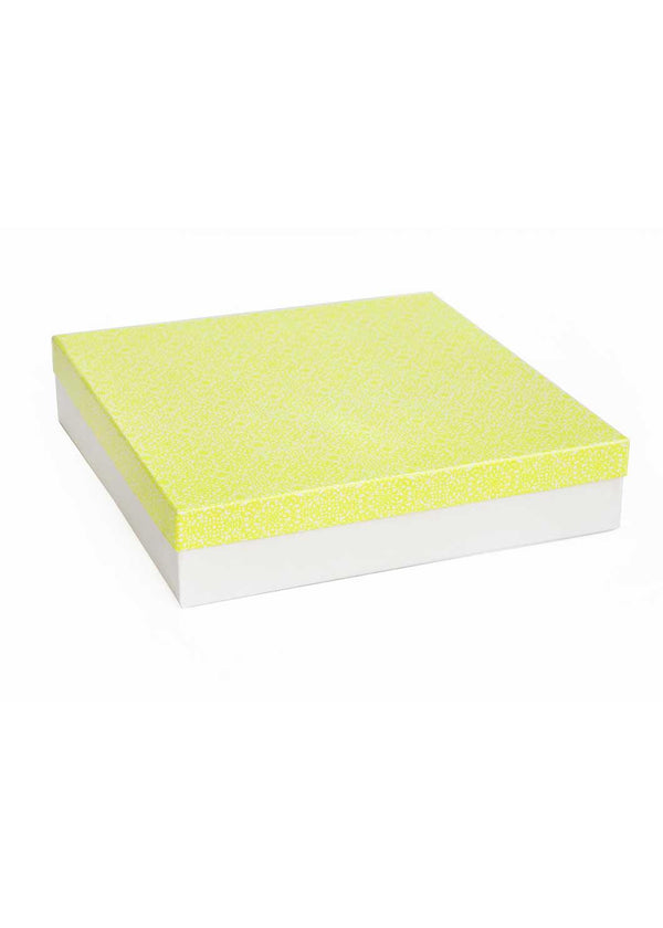 Lemon Splash Designed Empty Box - Stylised Box For Clothe Packaging - Empty Designed Box - BoxGhar