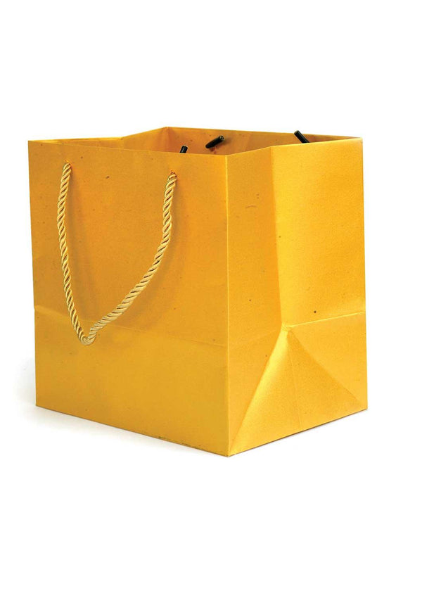 Plain Golden Paper Bag for Multipurpose Packag - Golden Paper Bag - BoxGhar